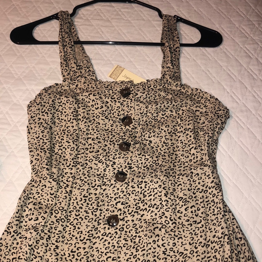 Cute Casual Maxi Leopard print dress